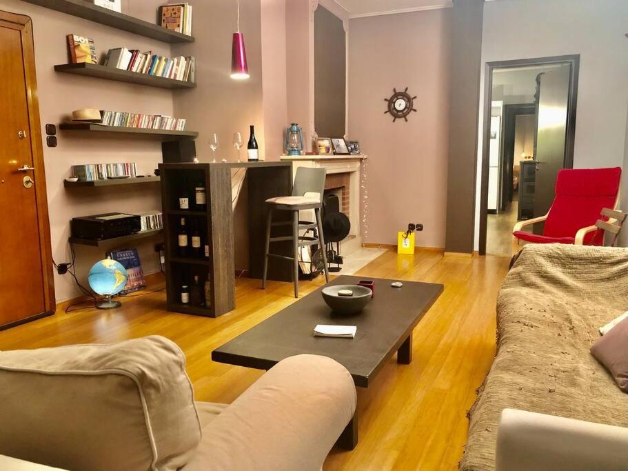 Апартаменты Cozy Loft With Jazz Notes In Kolonaki Афины Экстерьер фото